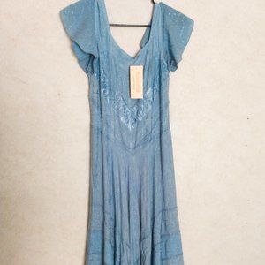Holy Clothing Caitlyn Maxi, Blue Hydrangea, Size S